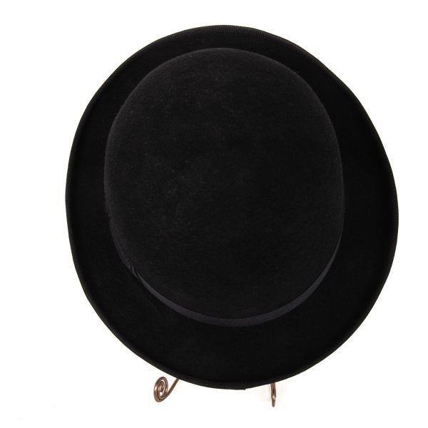 CA4LA Black Wool Felt Bowler Hat Size 59