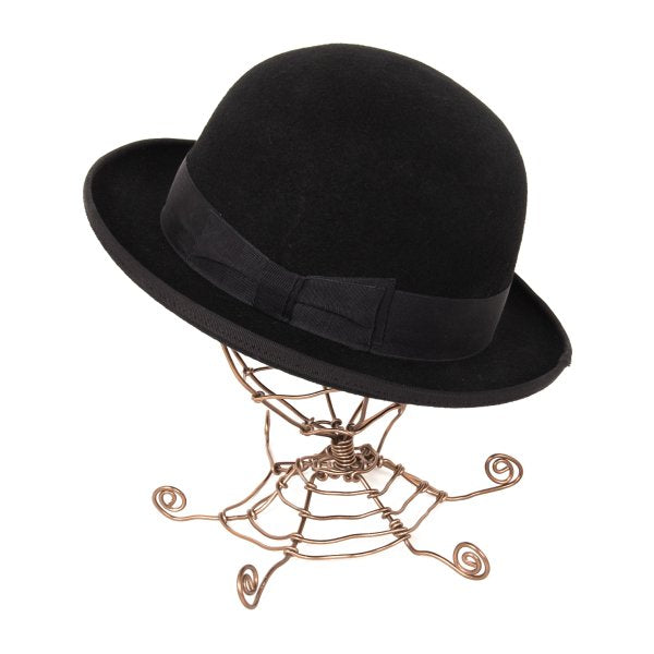 CA4LA Black Wool Felt Bowler Hat Size 59