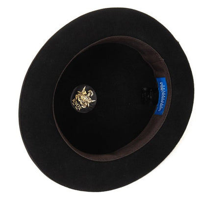 CA4LA Black Wool Felt Bowler Hat Size 59