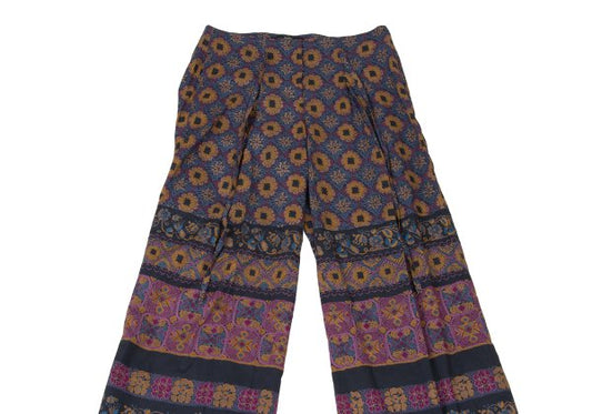 Max Mara WEEKEND LINE Cotton Graphic Pants Multi Size 40