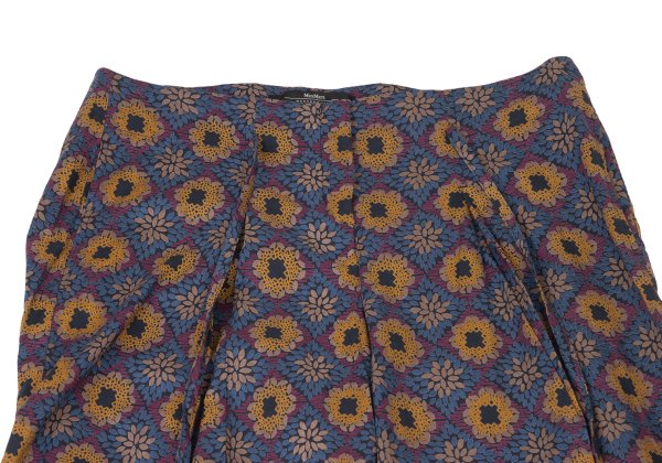 Max Mara WEEKEND LINE Cotton Graphic Pants Multi Size 40