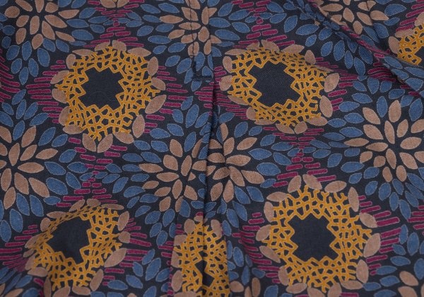 Max Mara WEEKEND LINE Cotton Graphic Pants Multi Size 40
