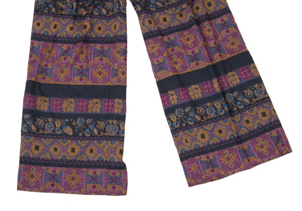 Max Mara WEEKEND LINE Cotton Graphic Pants Multi Size 40