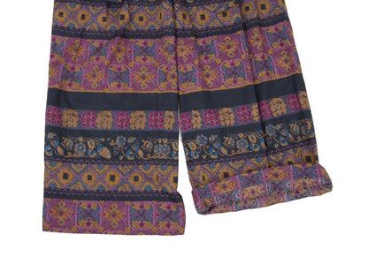 Max Mara WEEKEND LINE Cotton Graphic Pants Multi Size 40
