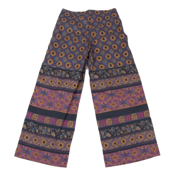 Max Mara WEEKEND LINE Cotton Graphic Pants Multi Size 40