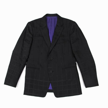 ISSEY MIYAKE MEN 15AW Silk Blend Woven Jacket Black Size 1