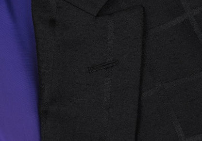 ISSEY MIYAKE MEN 15AW Silk Blend Woven Jacket Black Size 1