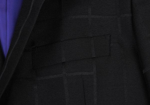 ISSEY MIYAKE MEN 15AW Silk Blend Woven Jacket Black Size 1