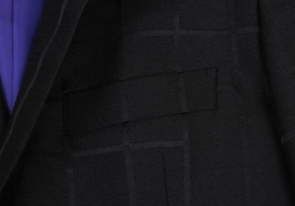 ISSEY MIYAKE MEN 15AW Silk Blend Woven Jacket Black Size 1