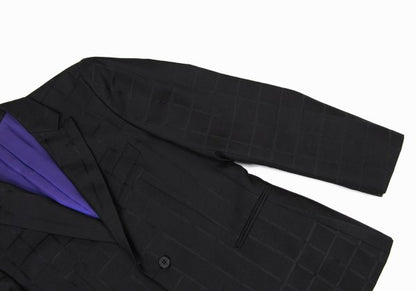 ISSEY MIYAKE MEN 15AW Silk Blend Woven Jacket Black Size 1