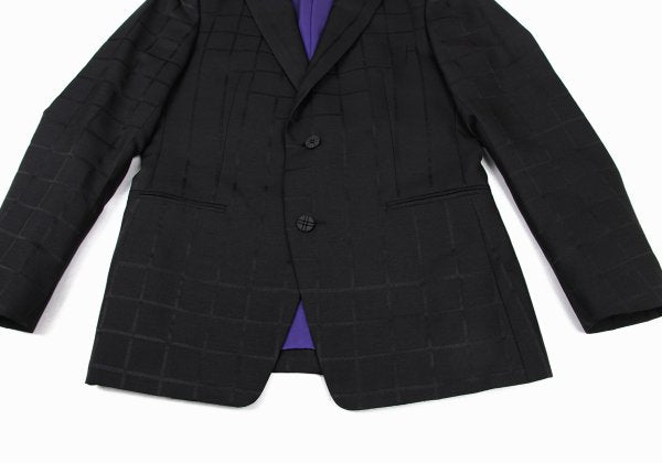 ISSEY MIYAKE MEN 15AW Silk Blend Woven Jacket Black Size 1