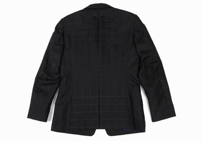 ISSEY MIYAKE MEN 15AW Silk Blend Woven Jacket Black Size 1