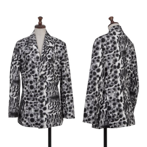 ISSEY MIYAKE 95AW Poly Stretch Jacket Black/White Size L