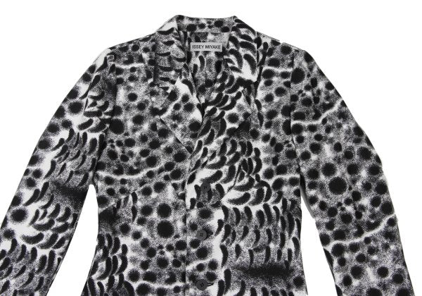 ISSEY MIYAKE 95AW Poly Stretch Jacket Black/White Size L