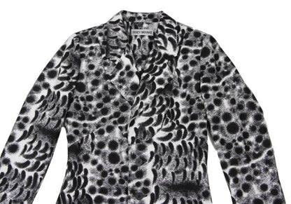 ISSEY MIYAKE 95AW Poly Stretch Jacket Black/White Size L