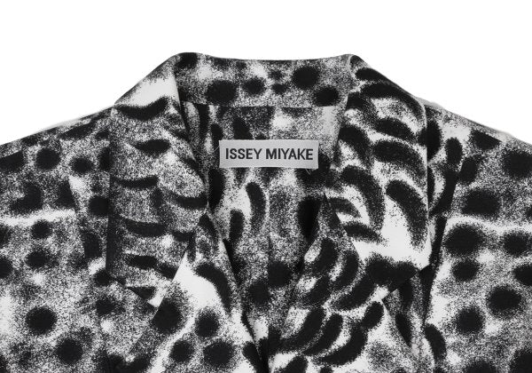 ISSEY MIYAKE 95AW Poly Stretch Jacket Black/White Size L