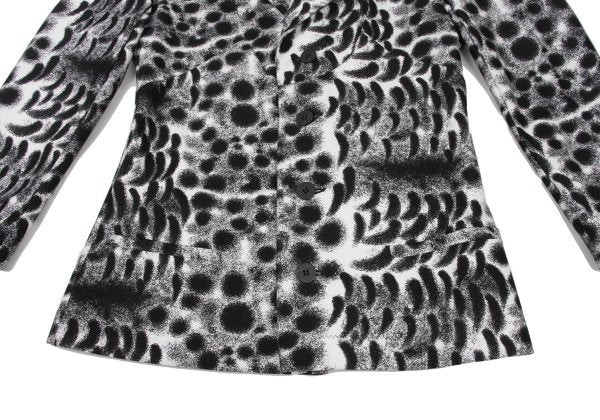 ISSEY MIYAKE 95AW Poly Stretch Jacket Black/White Size L