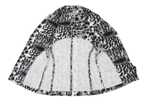 ISSEY MIYAKE 95AW Poly Stretch Jacket Black/White Size L