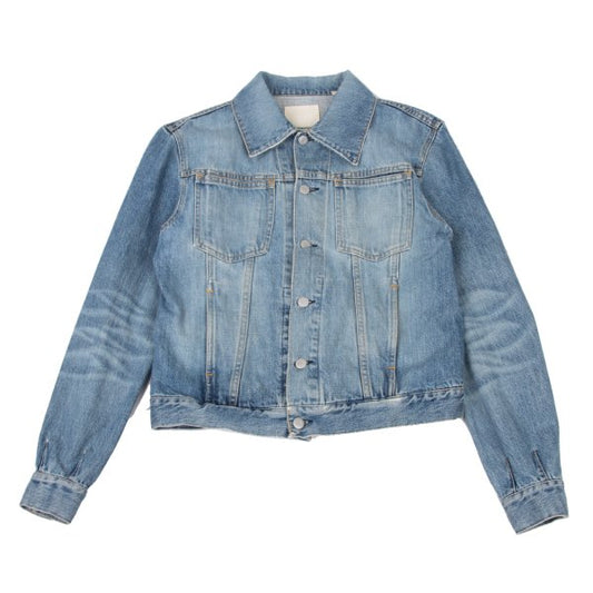 HELMUT LANG Archive Washed Denim Jacket Indigo Size 44