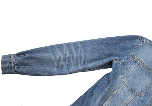 HELMUT LANG Archive Washed Denim Jacket Indigo Size 44