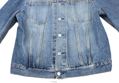HELMUT LANG Archive Washed Denim Jacket Indigo Size 44