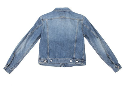 HELMUT LANG Archive Washed Denim Jacket Indigo Size 44