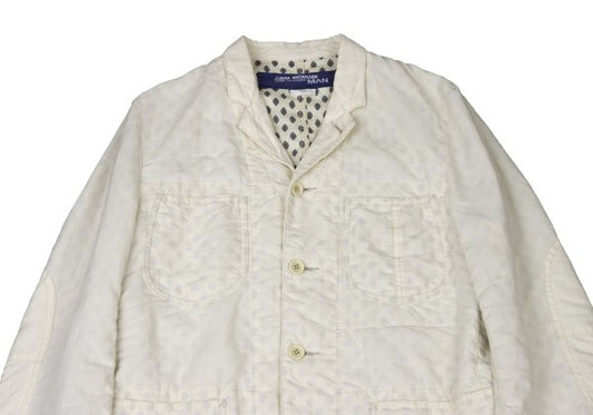 JUNYA WATANABE MAN 08SS Ivory Linen Pocket Jacket Size S