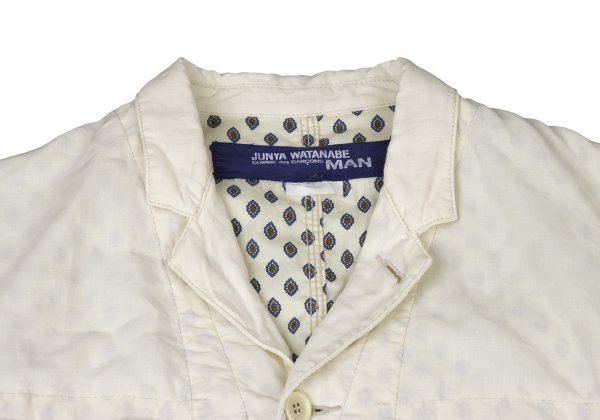 JUNYA WATANABE MAN 08SS Ivory Linen Pocket Jacket Size S