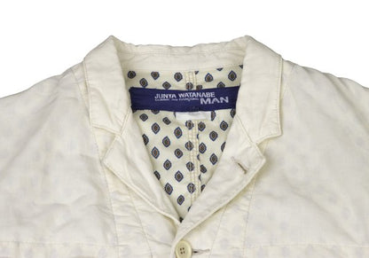 JUNYA WATANABE MAN 08SS Ivory Linen Pocket Jacket Size S