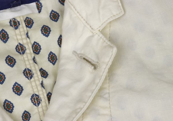 JUNYA WATANABE MAN 08SS Ivory Linen Pocket Jacket Size S
