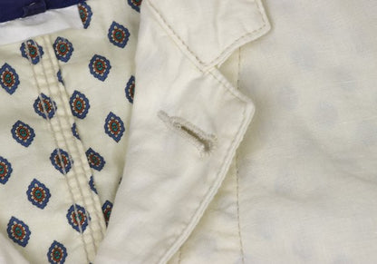 JUNYA WATANABE MAN 08SS Ivory Linen Pocket Jacket Size S