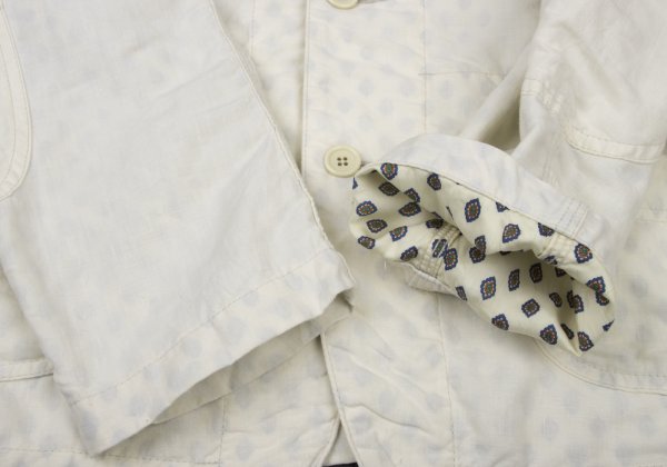 JUNYA WATANABE MAN 08SS Ivory Linen Pocket Jacket Size S