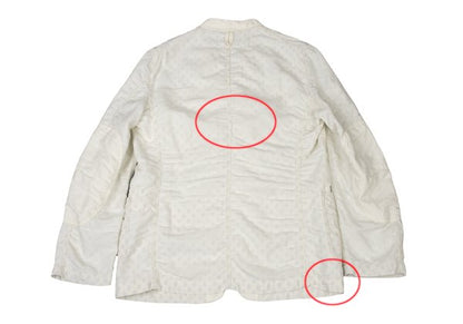 JUNYA WATANABE MAN 08SS Ivory Linen Pocket Jacket Size S