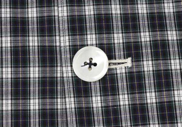 JUNYA WATANABE MAN Plaid Club Collar Long Jacket Blue Size M