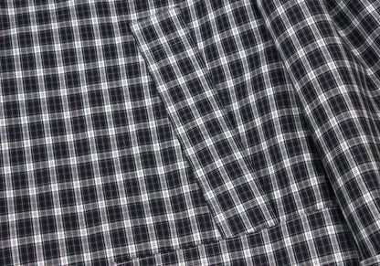 JUNYA WATANABE MAN Plaid Club Collar Long Jacket Blue Size M