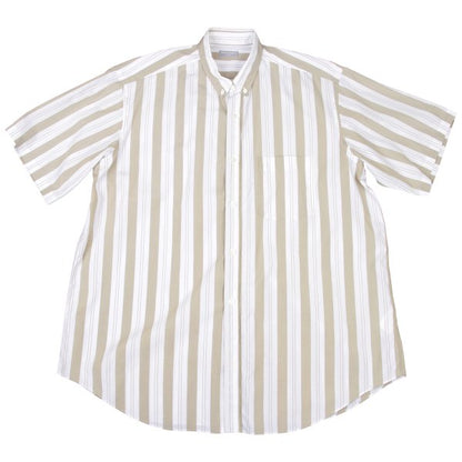COMME des GARCONS HOMME Stripe Button Shirt Beige Size L
