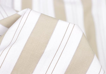 COMME des GARCONS HOMME Stripe Button Shirt Beige Size L