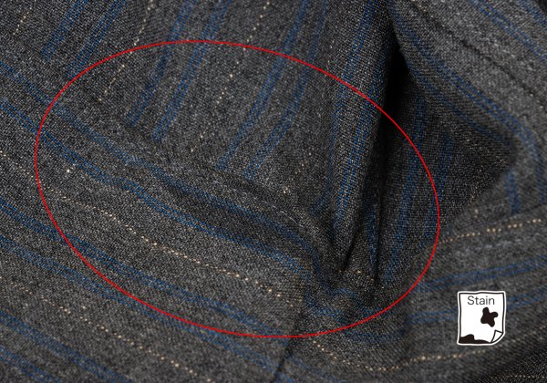 COMME des GARCONS HOMME Grey Blue Rayon Stripe Shirt Size L