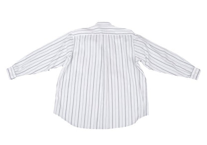 COMME des GARCONS HOMME Cotton Stripe Shirt Wht/Gry Size L