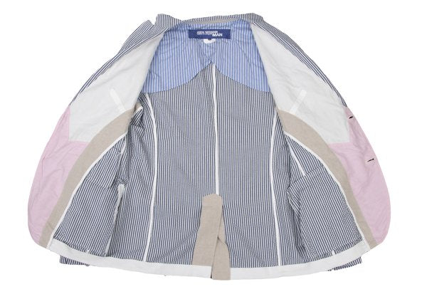 JUNYA WATANABE MAN 14SS Navy White Seersucker Jacket Size M