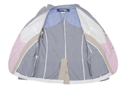 JUNYA WATANABE MAN 14SS Navy White Seersucker Jacket Size M