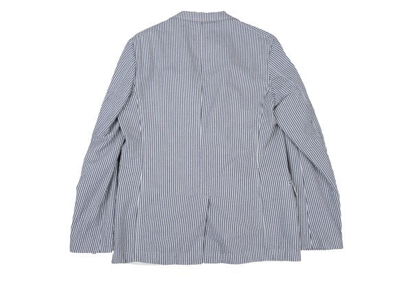 JUNYA WATANABE MAN 14SS Navy White Seersucker Jacket Size M