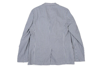 JUNYA WATANABE MAN 14SS Navy White Seersucker Jacket Size M