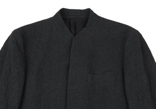 ISSEY MIYAKE MEN 11AW Crinkled Wool 2B Jacket Black Size 2