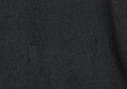 ISSEY MIYAKE MEN 11AW Crinkled Wool 2B Jacket Black Size 2