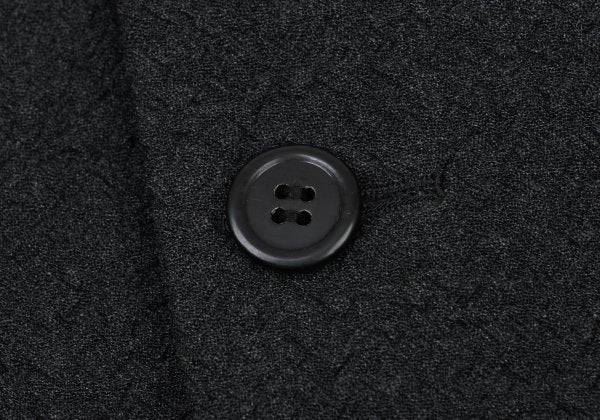 ISSEY MIYAKE MEN 11AW Crinkled Wool 2B Jacket Black Size 2
