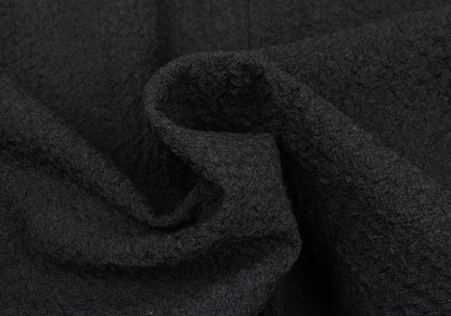 ISSEY MIYAKE MEN 11AW Crinkled Wool 2B Jacket Black Size 2