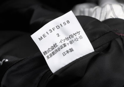 ISSEY MIYAKE MEN 11AW Crinkled Wool 2B Jacket Black Size 2