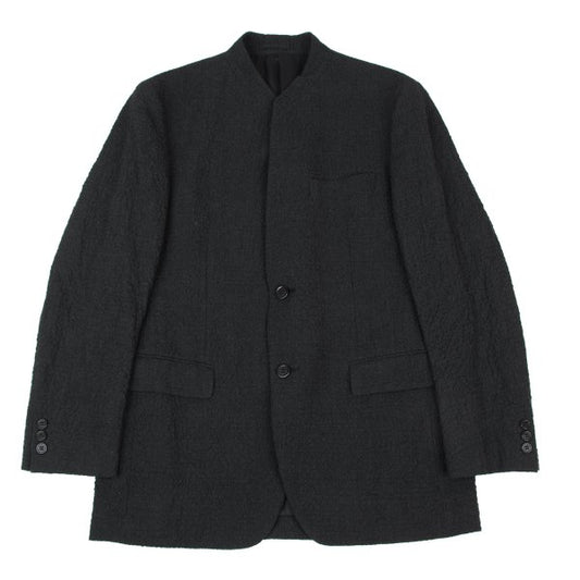 ISSEY MIYAKE MEN Wool Crinkled Suit Black Size 2 3