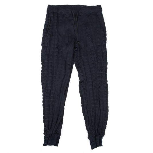 ISSEY MIYAKE MEN Navy Poly Cotton Drawstring Joggers Size 1